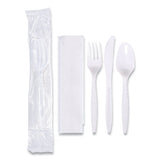Hoffmaster® Economy Cutlery Kit, Fork-knife-spoon-napkin, White, 250-carton freeshipping - TVN Wholesale 