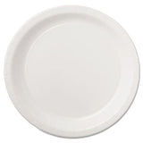 Hoffmaster® Coated Paper Dinnerware, Plate, 9" Dia, White, 50-pack, 10 Packs-carton freeshipping - TVN Wholesale 