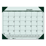 House of Doolittle™ Ecotones Recycled Monthly Desk Pad Calendar, 22 X 17, Green-tint-woodland Green Sheets-corners, 12-month (jan To Dec): 2022 freeshipping - TVN Wholesale 