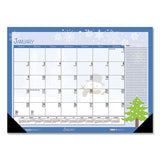 House of Doolittle™ Recycle Desk Pad Calendar, Earthscapes Seasonal Artwork, 18.5 X 13, Black Binding-corners,12-month (jan To Dec): 2022 freeshipping - TVN Wholesale 