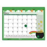 House of Doolittle™ Recycle Desk Pad Calendar, Earthscapes Seasonal Artwork, 18.5 X 13, Black Binding-corners,12-month (jan To Dec): 2022 freeshipping - TVN Wholesale 