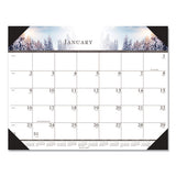 House of Doolittle™ Recycled Full-color Monthly Desk Pad Calendar, Nature Photography, 22 X 17, Black Binding-corners,12-month (jan To Dec): 2022 freeshipping - TVN Wholesale 