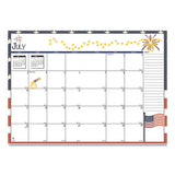 House of Doolittle™ Seasonal Monthly Planner, Seasonal Artwork, 10 X 7, Light Blue Cover, 12-month (jan To Dec): 2022 freeshipping - TVN Wholesale 