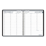 House of Doolittle™ Recycled Professional Weekly Planner, 15-minute Appts, 11 X 8.5, Black Wirebound Soft Cover, 24-month (jan-dec): 2022-2023 freeshipping - TVN Wholesale 