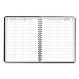 House of Doolittle™ Executive Series Four-person Group Practice Daily Appointment Book, 11 X 8.5, Black Hard Cover, 12-month (jan To Dec): 2022 freeshipping - TVN Wholesale 