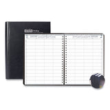 House of Doolittle™ Executive Series Four-person Group Practice Daily Appointment Book, 11 X 8.5, Black Hard Cover, 12-month (jan To Dec): 2022 freeshipping - TVN Wholesale 