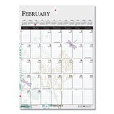 House of Doolittle™ Recycled Wild Flower Wall Calendar, Wild Flowers Artwork, 12 X 16.5, White-multicolor Sheets, 12-month (jan To Dec): 2022 freeshipping - TVN Wholesale 