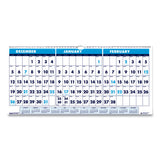 House of Doolittle™ Recycled Three-month Format Wall Calendar, Horizontal Orientation, 23.5 X 12, White Sheets, 14-month (dec-jan): 2021-2023 freeshipping - TVN Wholesale 