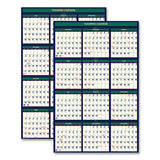 House of Doolittle™ Four Season Erasable Business-academic Recycled Wall Calendar, 24 X 37, 12-month(july-june):2021-2022, 12-month(jan-dec):2022 freeshipping - TVN Wholesale 