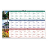 House of Doolittle™ Earthscapes Recycled Reversible-erasable Yearly Wall Calendar, Nature Photos, 24 X 37, White Sheets, 12-month (jan-dec): 2022 freeshipping - TVN Wholesale 