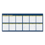 House of Doolittle™ Recycled Reversible Yearly Wall Planner, 60 X 26, White-blue-yellow Sheets, 12-month (jan To Dec): 2022 freeshipping - TVN Wholesale 