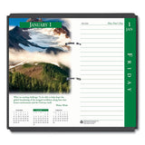 House of Doolittle™ Earthscapes Desk Calendar Refill, Nature Photography, 3.5 X 6, White-multicolor Sheets, 2022 freeshipping - TVN Wholesale 