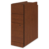 HON® Narrow Pedestal, Left Or Right, 3-drawers: Box-box-file, Legal-letter, Cognac, 9.5" X 22.75" X 28" freeshipping - TVN Wholesale 