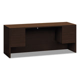 HON® 10500 Series Kneespace Credenza With 3-4-height Pedestals, 72w X 24d, Harvest freeshipping - TVN Wholesale 