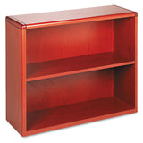 HON® 10700 Series Wood Bookcase, Two Shelf, 36w X 13 1-8d X 29 5-8h, Cognac freeshipping - TVN Wholesale 