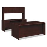 HON® 10700 Series Double Pedestal Desk With Three-quarter Height Pedestals, 60" X 30" X 29.5", Cognac freeshipping - TVN Wholesale 
