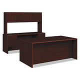 HON® 10700 Series Double Pedestal Desk With Three-quarter Height Pedestals, 60" X 30" X 29.5", Mahogany freeshipping - TVN Wholesale 