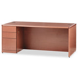 HON® 10700 Series Single Pedestal Desk With Full-height Pedestal On Left, 72" X 36" X 29.5", Harvest freeshipping - TVN Wholesale 