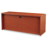 HON® Valido Series Left Pedestal Credenza, 72w X 24d X 29.5h, Natural Maple freeshipping - TVN Wholesale 