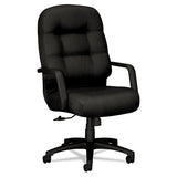 HON® Pillow-soft 2090 Series Executive High-back Swivel-tilt Chair, Supports Up To 300 Lb, 17" To 21" Seat Height, Black freeshipping - TVN Wholesale 