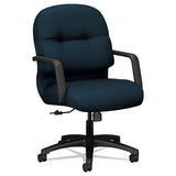 HON® Pillow-soft 2090 Series Managerial Mid-back Swivel-tilt Chair, Supports Up To 300 Lb, Navy Seat-back, Black Base freeshipping - TVN Wholesale 