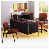 HON® 34000 Series Double Pedestal Desk, 60" X 30" X 29.5", Harvest-putty freeshipping - TVN Wholesale 