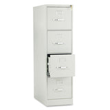 HON® 510 Series Vertical File, 4 Letter-size File Drawers, Light Gray, 15" X 25" X 52" freeshipping - TVN Wholesale 
