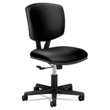 HON® Volt Series Leather Task Chair, Supports Up To 250 Lb, 18" To 22.25" Seat Height, Black freeshipping - TVN Wholesale 