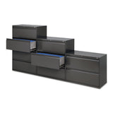 HON® Brigade 800 Series Lateral File, 2 Legal-letter-size File Drawers, Black, 36" X 18" X 28" freeshipping - TVN Wholesale 