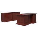 HON® 94000 Series Double Pedestal Desk, 60" X 30" X 29.5", Mahogany freeshipping - TVN Wholesale 