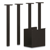 HON® Coze Table Legs, 5.75 X 28, Black, 4-pack freeshipping - TVN Wholesale 