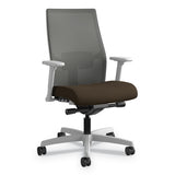 HON® Ignition 2.0 4-way Stretch Low-back Mesh Task Chair, Supports 300 Lb, 17" To 21" Seat Height, Apricot Seat, Black Back-base freeshipping - TVN Wholesale 