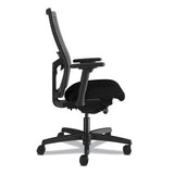HON® Ignition 2.0 Reactiv Mid-back Task Chair, Supports Up To 300 Lb, 17" To 22" Seat Height, Iron Ore Seat, Black Back-base freeshipping - TVN Wholesale 