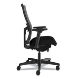 HON® Ignition 2.0 Reactiv Mid-back Task Chair, Supports Up To 300 Lb, 17" To 22" Seat Height, Frost Seat, Black Back-base freeshipping - TVN Wholesale 