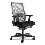 HON® Ignition 2.0 Reactiv Mid-back Task Chair, Supports Up To 300 Lb, 17" To 22" Seat Height, Apricot Seat, Black Back-base freeshipping - TVN Wholesale 