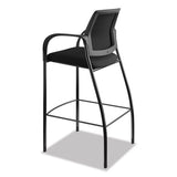 HON® Ignition 2.0 Ilira-stretch Mesh Back Cafe Height Stool, Supports Up To 300 Lb, 31" Seat Height, Black freeshipping - TVN Wholesale 