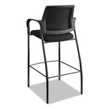 HON® Ignition 2.0 Ilira-stretch Mesh Back Cafe Height Stool, Supports Up To 300 Lb, 31" Seat Height, Black freeshipping - TVN Wholesale 