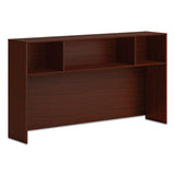 HON® Mod Desk Hutch, 3 Compartments, 60 X 14 X 39.75, Slate Teak freeshipping - TVN Wholesale 