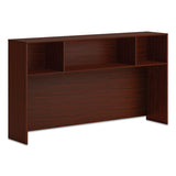 HON® Mod Desk Hutch, 3 Compartments, 72 X 14 X 39.75, Traditional Mahogany freeshipping - TVN Wholesale 