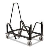 Motivate Seating Cart High-density Stacking Chairs, 21.38w X 34.25d X 36.63h, Black