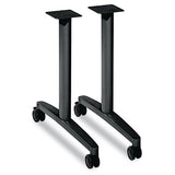 HON® Huddle T-leg Base For 24" And 30" Deep Table Tops, Black freeshipping - TVN Wholesale 