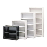 HON® Metal Bookcase, Four-shelf, 34-1-2w X 12-5-8d X 59h, Putty freeshipping - TVN Wholesale 