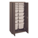 HON® Flagship Storage Cabinet With 4 Small, 4 Medium And 2 Large Bins, 30 X 18 X 39.13, Loft freeshipping - TVN Wholesale 