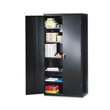 HON® Assembled Storage Cabinet, 36w X 18d X 42h, Black freeshipping - TVN Wholesale 