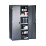 HON® Assembled Storage Cabinet, 36w X 18 1-8d X 71 3-4h, Putty freeshipping - TVN Wholesale 