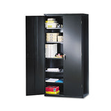 HON® Assembled Storage Cabinet, 36w X 18 1-8d X 71 3-4h, Black freeshipping - TVN Wholesale 