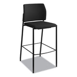 HON® Accommodate Series Cafe Stool, Supports Up To 300 Lb, 30" Seat Height, Black freeshipping - TVN Wholesale 