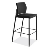 HON® Accommodate Series Cafe Stool, Supports Up To 300 Lb, 30" Seat Height, Black freeshipping - TVN Wholesale 