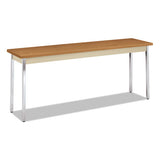HON® Utility Table, Rectangular, 72w X 18d X 29h, Mocha-black freeshipping - TVN Wholesale 