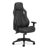 HON® Ryder Executive High-back Leather Chair, Supports Up To 250 Lb, 18.9" Seat Height, Black freeshipping - TVN Wholesale 